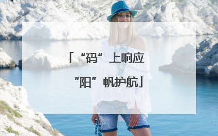 “码”上响应 “阳”帆护航