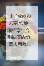 “放歌彩云南 银龄颂华章”合唱展演活动盛大启幕