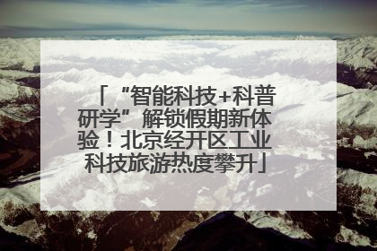 “智能科技+科普研学”解锁假期新体验！北京经开区工业科技旅游热度攀升