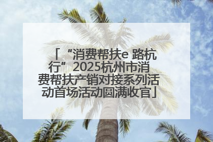 “消费帮扶e 路杭行”2025杭州市消费帮扶产销对接系列活动首场活动圆满收官