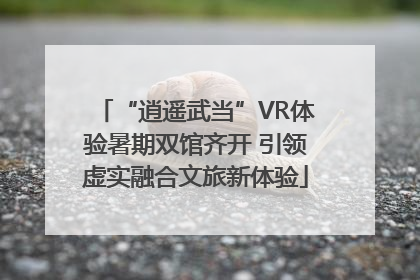 “逍遥武当”VR体验暑期双馆齐开 引领虚实融合文旅新体验