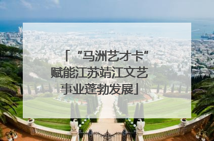“马洲艺才卡”赋能江苏靖江文艺事业蓬勃发展
