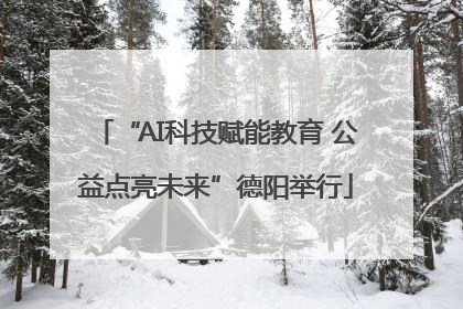 “AI科技赋能教育 公益点亮未来”德阳举行
