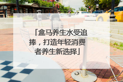 盒马养生水受追捧，打造年轻消费者养生新选择