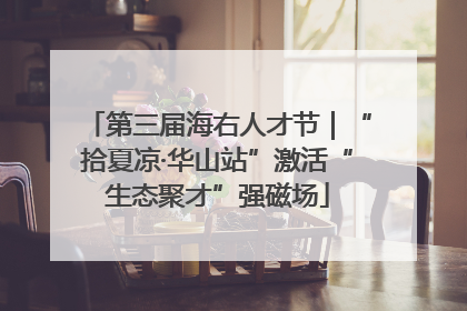 第三届海右人才节｜“拾夏凉·华山站”激活“生态聚才”强磁场