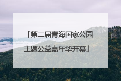 第二届青海国家公园主题公益嘉年华开幕