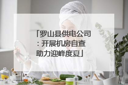 罗山县供电公司：开展机房自查 助力迎峰度夏