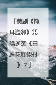 美剧《掩耳盗邻》凭啥逆袭《白莲花度假村》？