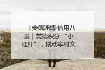 美德淄博·信用八景｜美德积分 “小杠杆”，撬动牟村文明 “大能量”