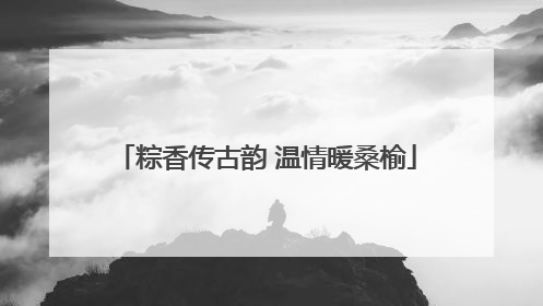 粽香传古韵 温情暖桑榆