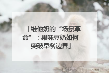 维他奶的“场景革命”：果味豆奶如何突破早餐边界