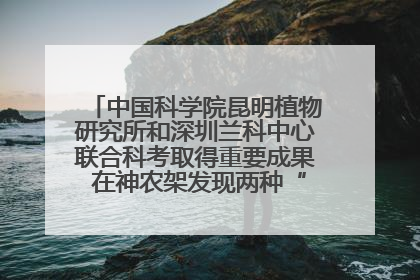 中国科学院昆明植物研究所和深圳兰科中心联合科考取得重要成果 在神农架发现两种“国保”级兰花