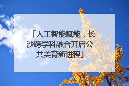 人工智能赋能，长沙跨学科融合开启公共美育新进程