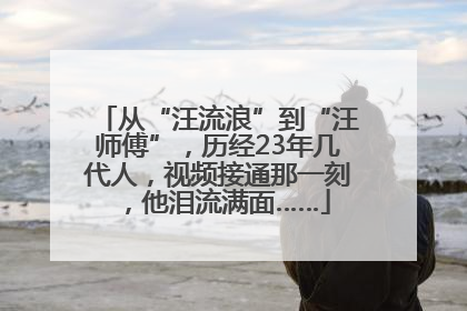 从“汪流浪”到“汪师傅”，历经23年几代人，视频接通那一刻，他泪流满面……