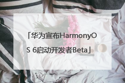 华为宣布HarmonyOS 6启动开发者Beta