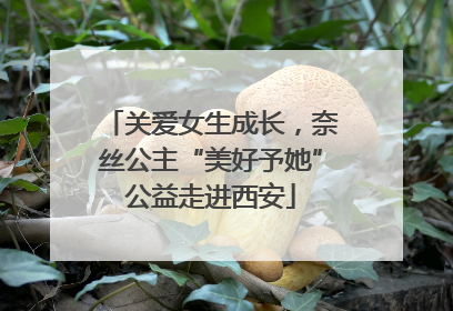 关爱女生成长，奈丝公主“美好予她”公益走进西安