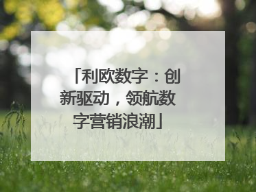 利欧数字：创新驱动，领航数字营销浪潮