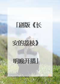 剧版《长安的荔枝》明晚开播
