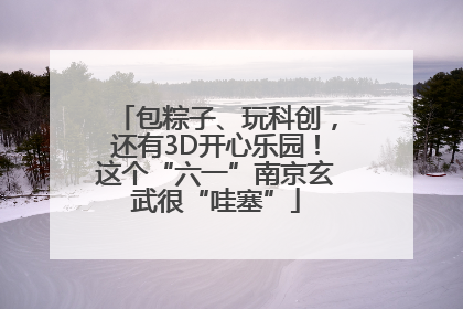 包粽子、玩科创，还有3D开心乐园！这个“六一”南京玄武很“哇塞”