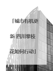 城市有机更新 四川攀枝花如何行动