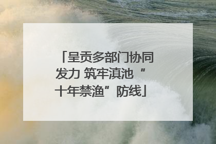呈贡多部门协同发力 筑牢滇池“十年禁渔”防线