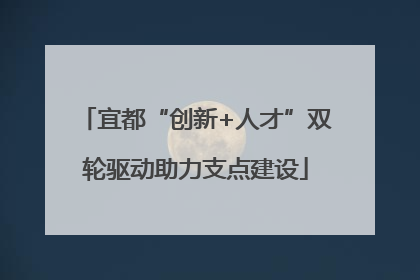 宜都“创新+人才”双轮驱动助力支点建设
