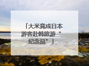 大米竟成日本游客赴韩旅游“纪念品”