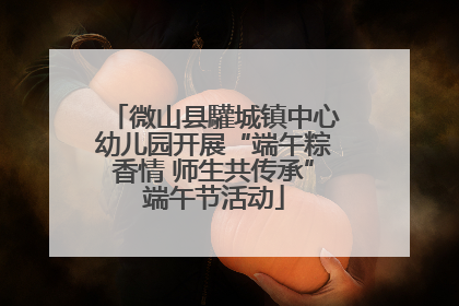 微山县驩城镇中心幼儿园开展“端午粽香情 师生共传承”端午节活动
