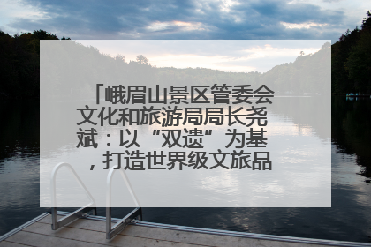 峨眉山景区管委会文化和旅游局局长尧斌：以“双遗”为基，打造世界级文旅品牌与国际典范