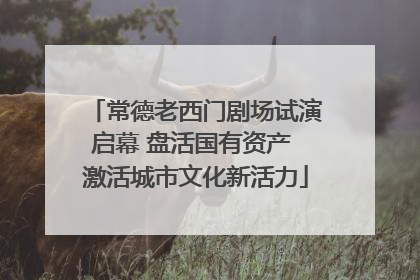 常德老西门剧场试演启幕 盘活国有资产 激活城市文化新活力