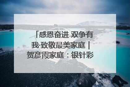 感恩奋进 双争有我·致敬最美家庭｜贺彦霞家庭：银针彩线绣出好日子