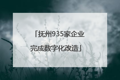 抚州935家企业完成数字化改造