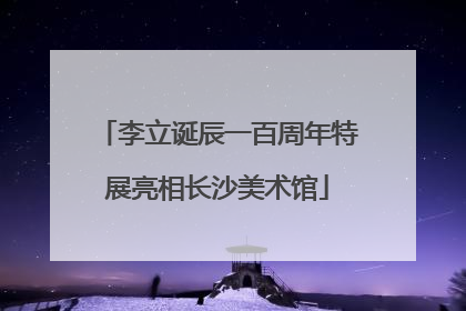 李立诞辰一百周年特展亮相长沙美术馆