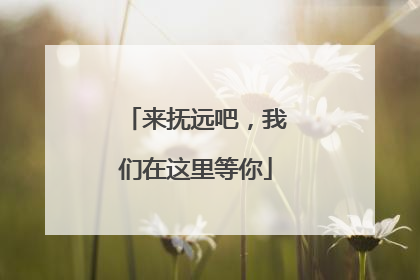 来抚远吧，我们在这里等你