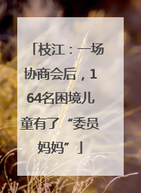 枝江：一场协商会后，164名困境儿童有了“委员妈妈”