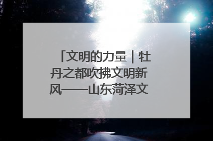 文明的力量｜牡丹之都吹拂文明新风——山东菏泽文明创建一线见闻