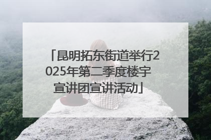 昆明拓东街道举行2025年第二季度楼宇宣讲团宣讲活动