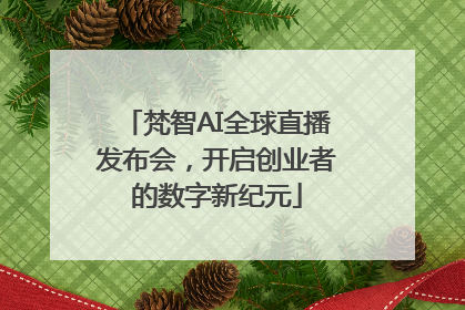 梵智AI全球直播发布会，开启创业者的数字新纪元