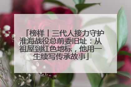 榜样丨三代人接力守护淮海战役总前委旧址：从祖屋到红色地标，他用一生续写传承故事