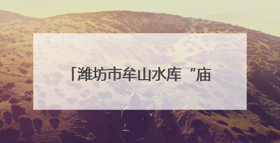 潍坊市牟山水库“庙会文化＋普法宣传”促进水源地全民共护