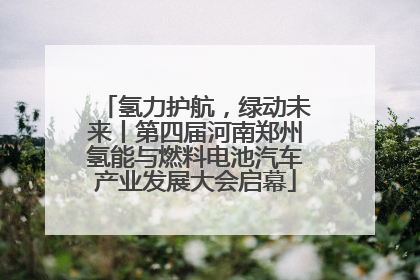 氢力护航，绿动未来丨第四届河南郑州氢能与燃料电池汽车产业发展大会启幕