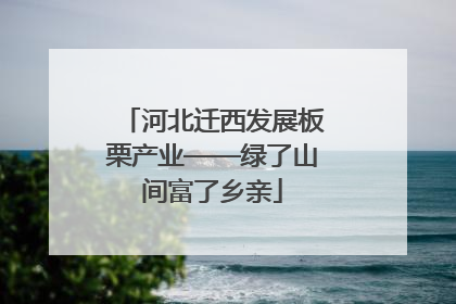 河北迁西发展板栗产业——绿了山间富了乡亲