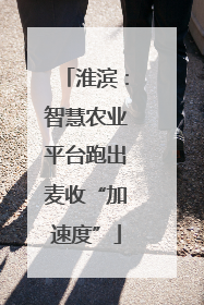 淮滨：智慧农业平台跑出麦收“加速度”