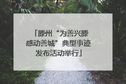 滕州“为善兴滕 感动善城”典型事迹发布活动举行