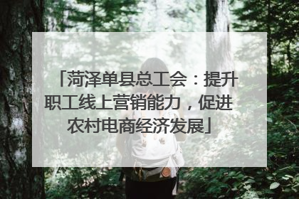 菏泽单县总工会：提升职工线上营销能力，促进农村电商经济发展