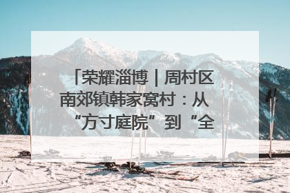荣耀淄博｜周村区南郊镇韩家窝村：从“方寸庭院”到“全域文明”，乡村振兴的“美学革命”