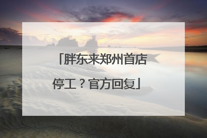 胖东来郑州首店停工？官方回复