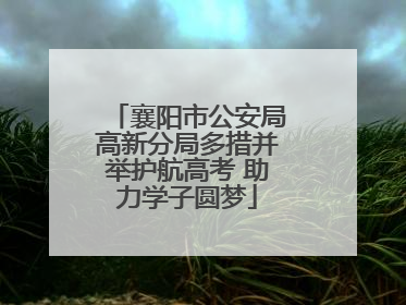 襄阳市公安局高新分局多措并举护航高考 助力学子圆梦
