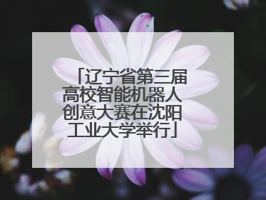 辽宁省第三届高校智能机器人创意大赛在沈阳工业大学举行