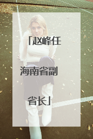 赵峰任海南省副省长
